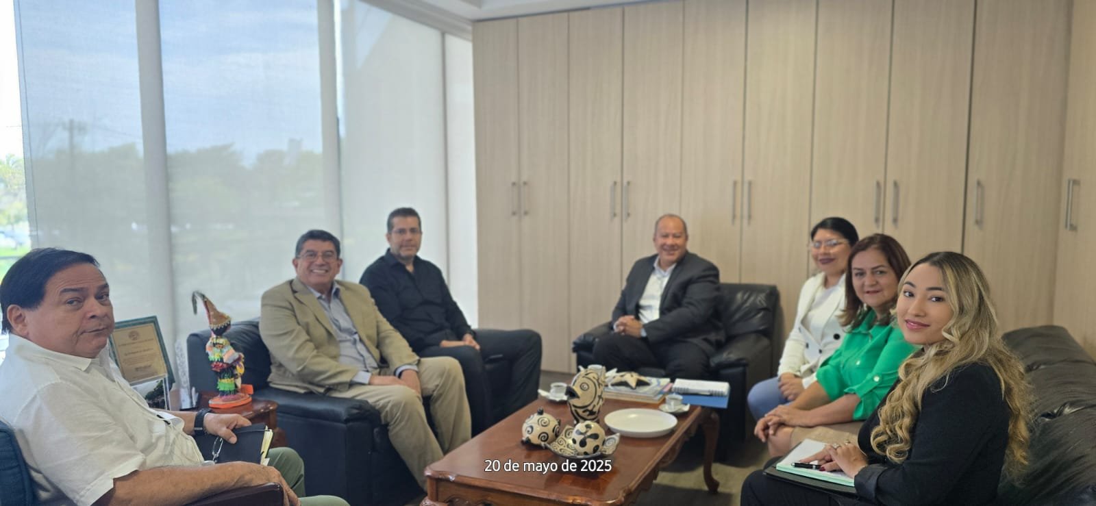 Embajada de Honduras en Panamá recibe a organizadores de la Expo Feria Mundial de la Zona Libre de Colón